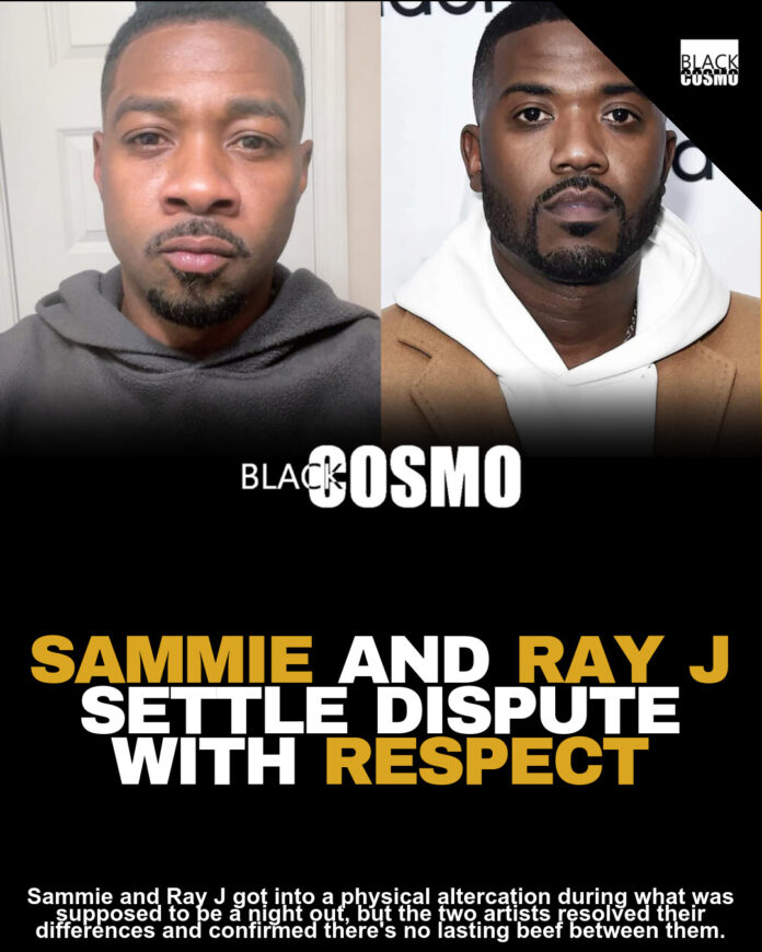 Sammie Put Hands on Ray J During Drunken Night Sammie Put Hands on Ray J During Drunken Night