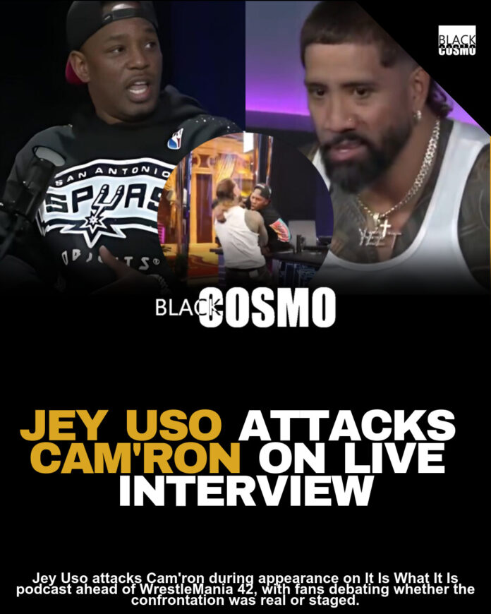 Jey Uso Confronts Cam’ron Over WrestleMania Remarks Jey Uso Confronts Cam’ron Over WrestleMania Remarks