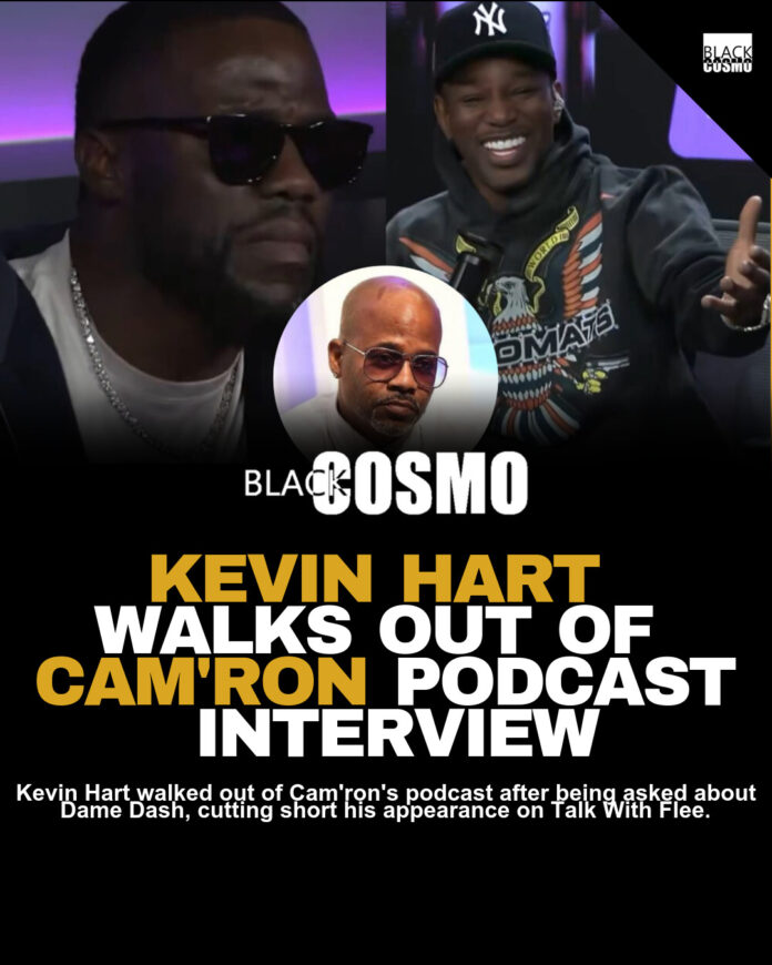 Kevin Hart Walks Out After Cam’ron Mentions Dame Dash Kevin Hart Walks Out After Cam’ron Mentions Dame Dash
