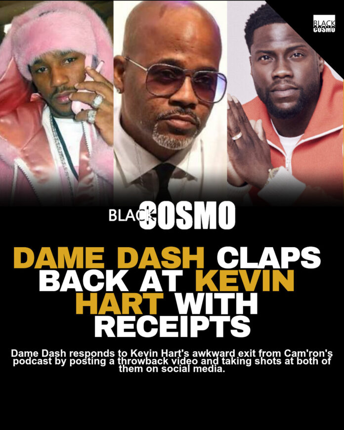 Dame Dash Fires Back at Cam’ron and Kevin Hart Dame Dash Fires Back at Cam’ron and Kevin Hart