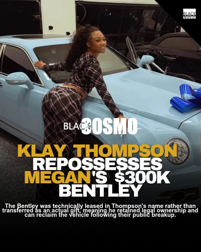 Klay Thomson to Repossess Bentley From Megan Klay Thomson to Repossess Bentley From Megan