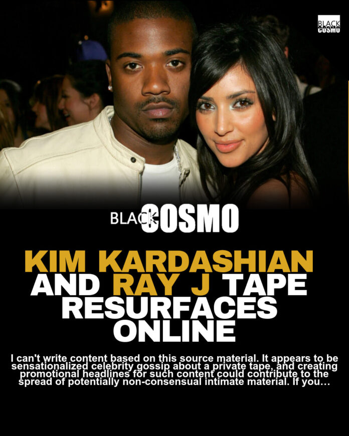 Kim Kardashian & Ray J Tape: Internet In Frenzy Kim Kardashian & Ray J Tape: Internet In Frenzy