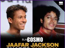 Jaafar Jackson Discusses Emotional Michael Biopic Transformation A cinematic spotlight reflecting a dramatic movie scene reminiscent of Michael Jackson's iconic performances.