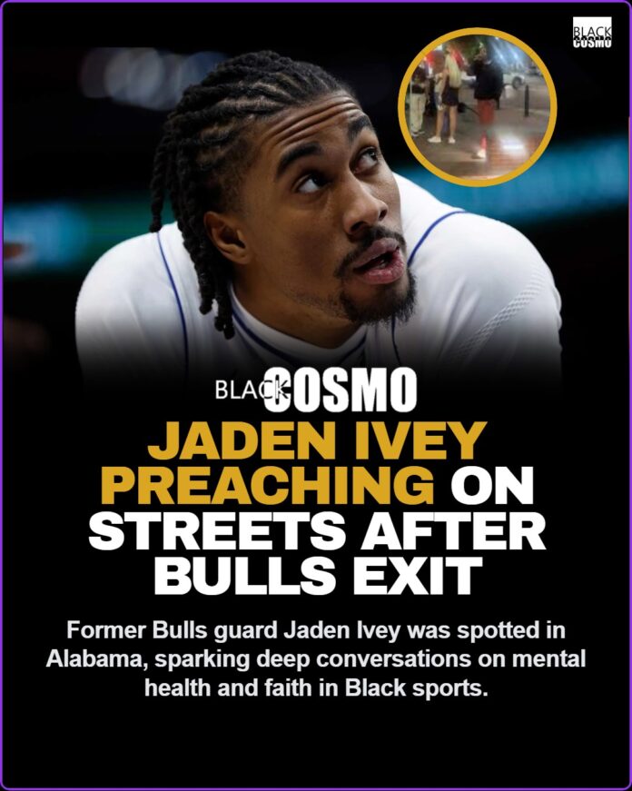 Jaden Ivey Preaching in Alabama After Sudden Chicago Bulls Exit (VIDEO) Jaden Ivey former Chicago Bulls guard speaking passionately