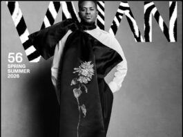 Jeremy Pope posing for VMAN magazine April 2026 editorial spread with grooming by Jai Williams