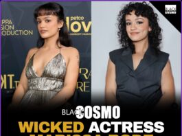 A photo spread from an Instagram post covering the news of Wicked actress Marissa Bode being denied a flight due to her wheelchair.
