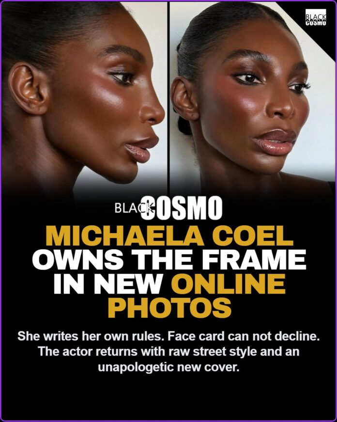 Michaela Coel Newly Shared Pictures Reveal Fierce Style Michaela Coel commands attention in a fierce editorial look from her Harper's Bazaar March 2026 cover shoot.
