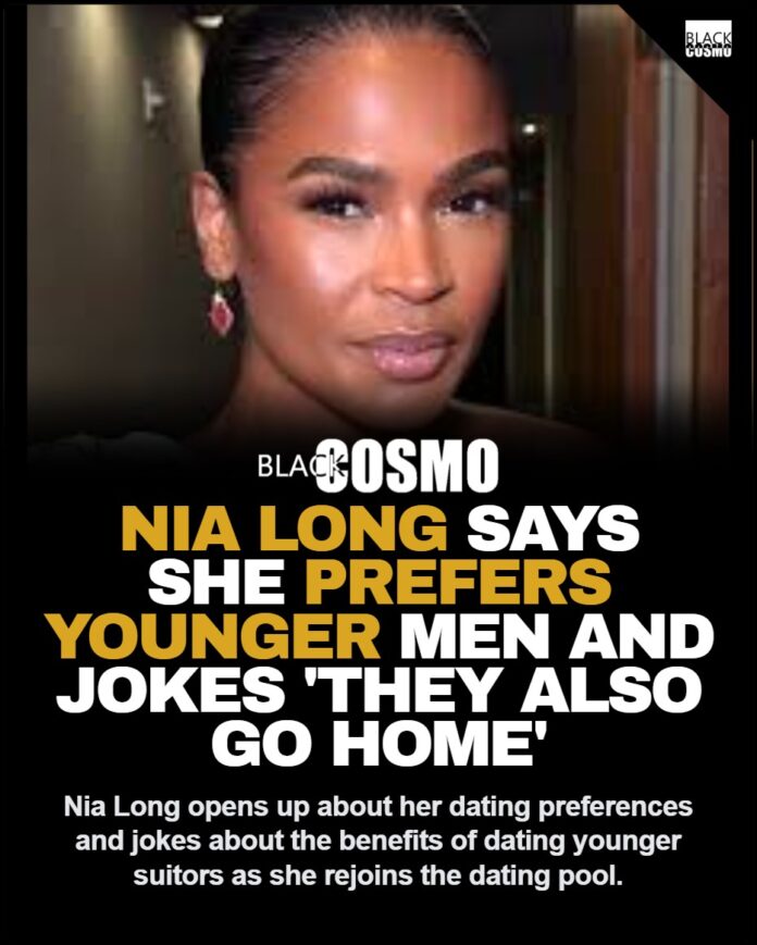 Nia Long Embraces Younger Men, Jokes ‘They Also Go Home’ As She Re-Enters Dating Scene Nia Long, the acclaimed actress known for her roles in iconic '90s films, is opening up about her dating preferences and embracing the next chapter of her romantic life.