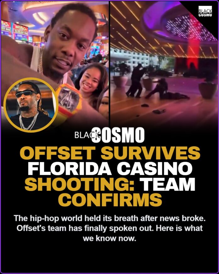 Offset Shot in Florida? Here’s What His Team Just Confirmed Rapper Offset dressed fashionably, representing his iconic status in the hip hop community.
