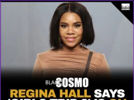 Regina Hall Puts Girls Trip 2 on Hold Until the Script Is Perfect Regina Hall smiling beautifully on the red carpet, advocating for high-quality scripts and protecting Black cinema.