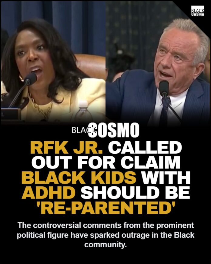 A portrait of [gold]Robert F. Kennedy Jr.[/gold], the prominent political figure who made controversial comments about Black children with ADHD.