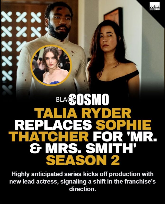 ‘Mr. & Mrs. Smith’: Talia Ryder Replaces Sophie Thatcher as Season 2 Starts Production (EXCLUSIVE) Talia Ryder, the new lead actress for 'Mr. & Mrs. Smith' Season 2, posing confidently with a determined expression.