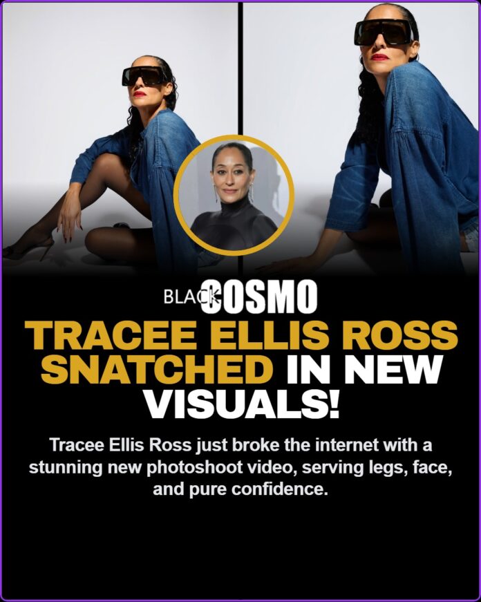 Tracee Ellis Ross Snatched in Viral New Photoshoot Video Tracee Ellis Ross looking stunning and glamorous on the red carpet.