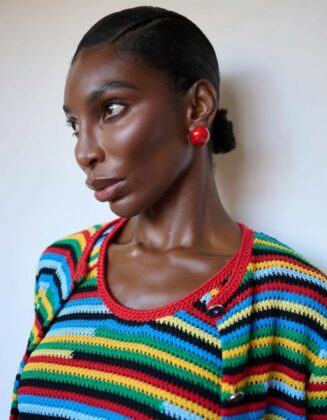 Michaela Coel commands attention in a fierce editorial look from her Harper's Bazaar March 2026 cover shoot.