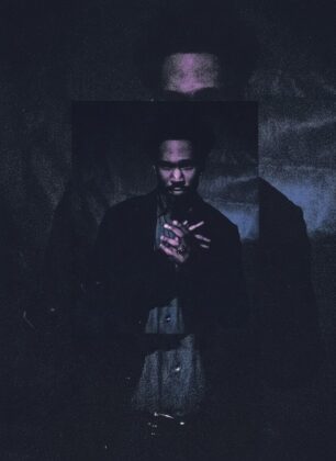 Grammy-winning producer Kaytranada posing for Highsnobiety, wearing avant-garde streetwear styled by Thevonfo, showcasing the intersection of Black culture and high fashion.