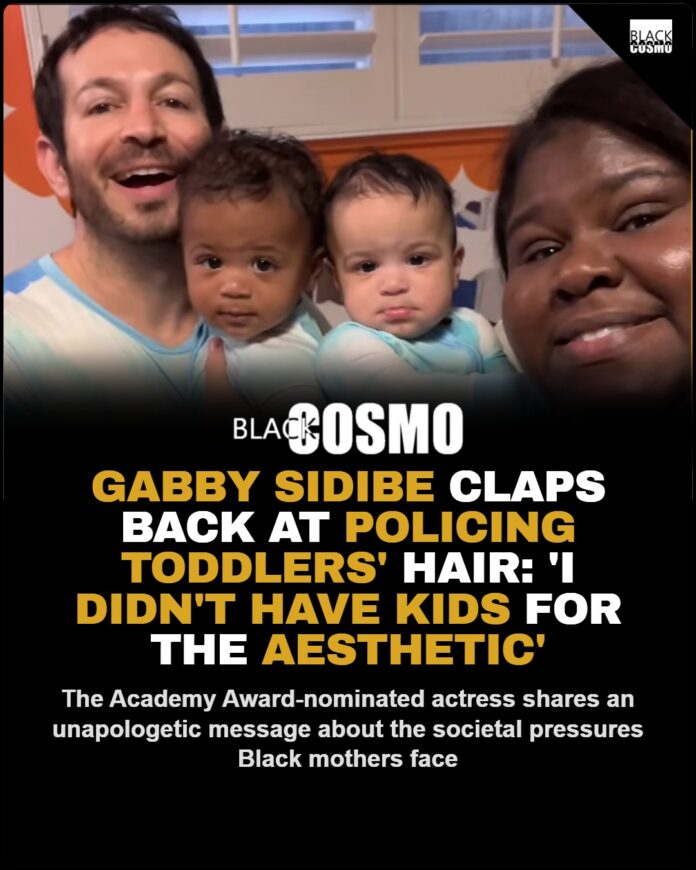 Gabby Sidibe Defends Toddlers’ Hair Choices Gabby Sidibe Defends Toddlers’ Hair Choices