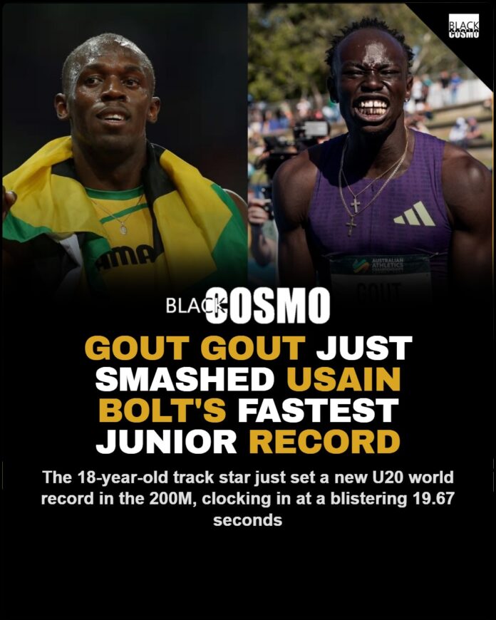 Gout Gout Breaks Usain Bolt’s 200M Junior World Record Gout Gout Breaks Usain Bolt’s 200M Junior World Record
