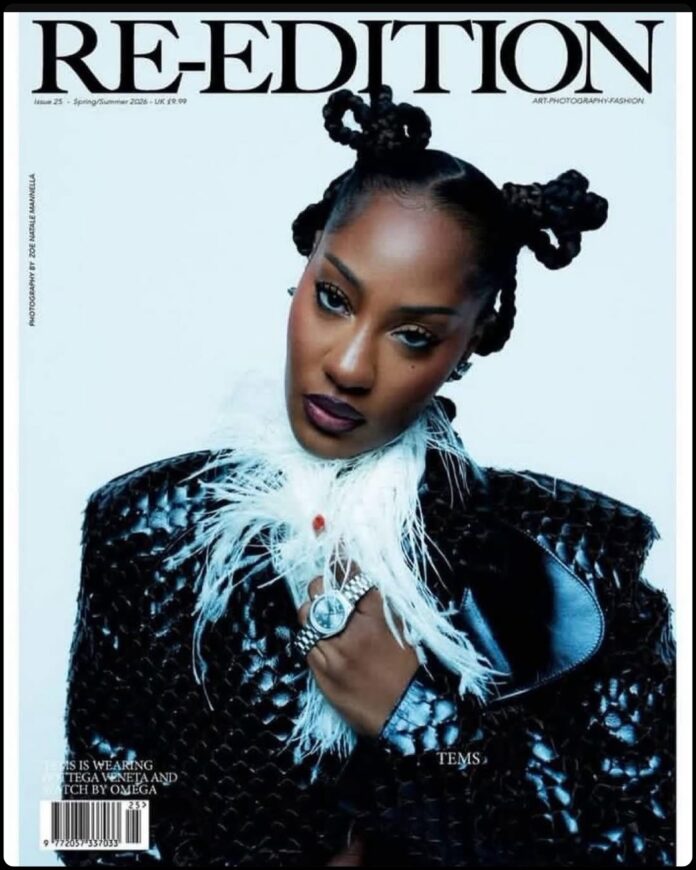 Tems Turns Reedition Magazine’s Cover Into A Futuristic Fashion Moment Tems Turns Reedition Magazine’s Cover Into A Futuristic Fashion Moment