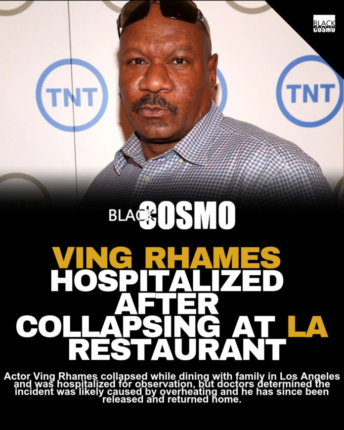 Ving Rhames Collapses at LA Restaurant, Rushed Ving Rhames Collapses at LA Restaurant, Rushed