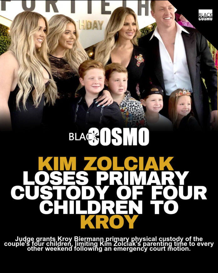 Kim Zolciak Loses Custody to Kroy Biermann Kim Zolciak Loses Custody to Kroy Biermann