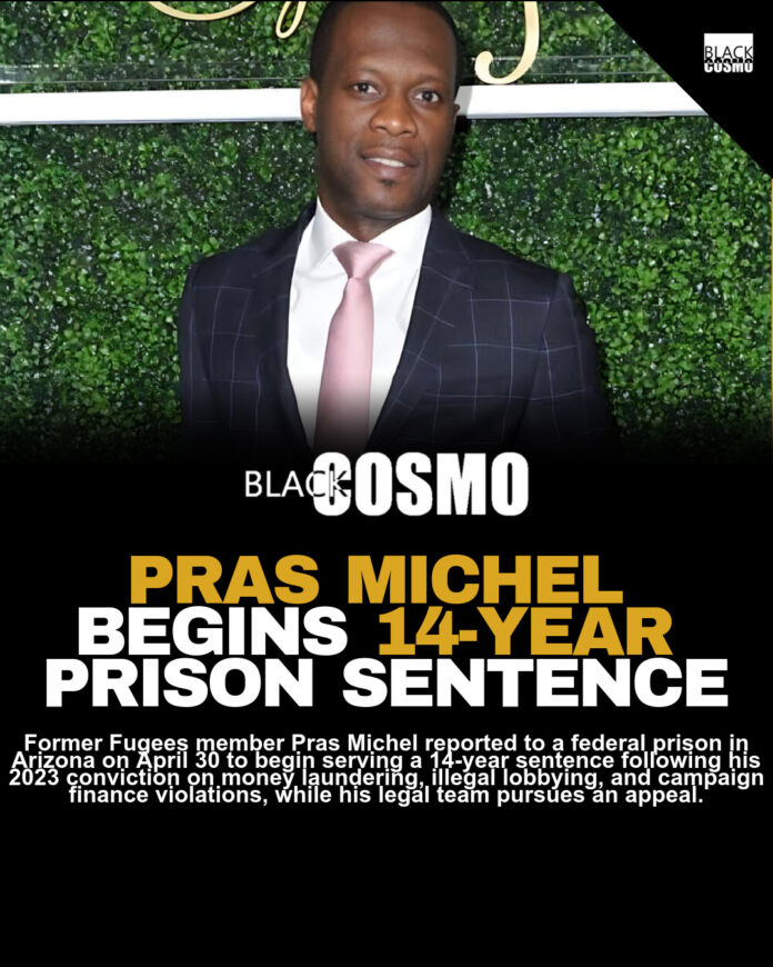 Pras Michel Turns Himself In for 14-Year Sentence Pras Michel Turns Himself In for 14-Year Sentence