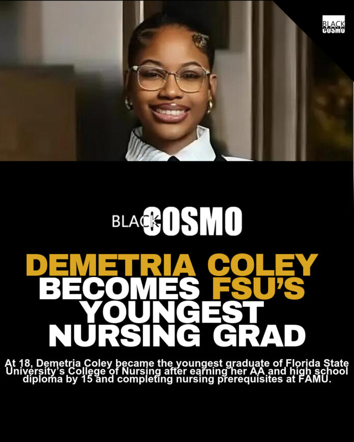 Demetria Coley Becomes FSU’s Youngest Nurse Grad Demetria Coley Becomes FSU’s Youngest Nurse Grad
