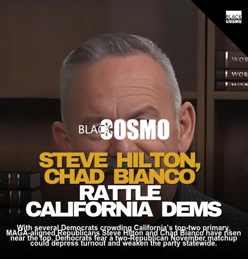 MAGA Governor in California? Democrats Panic MAGA Governor in California? Democrats Panic