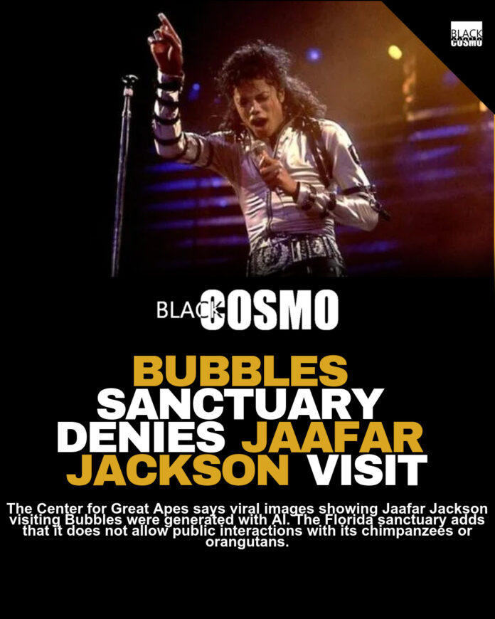 Viral AI Photos Put Michael Jackson’s Chimp Front and Center Viral AI Photos Put Michael Jackson’s Chimp Front and Center
