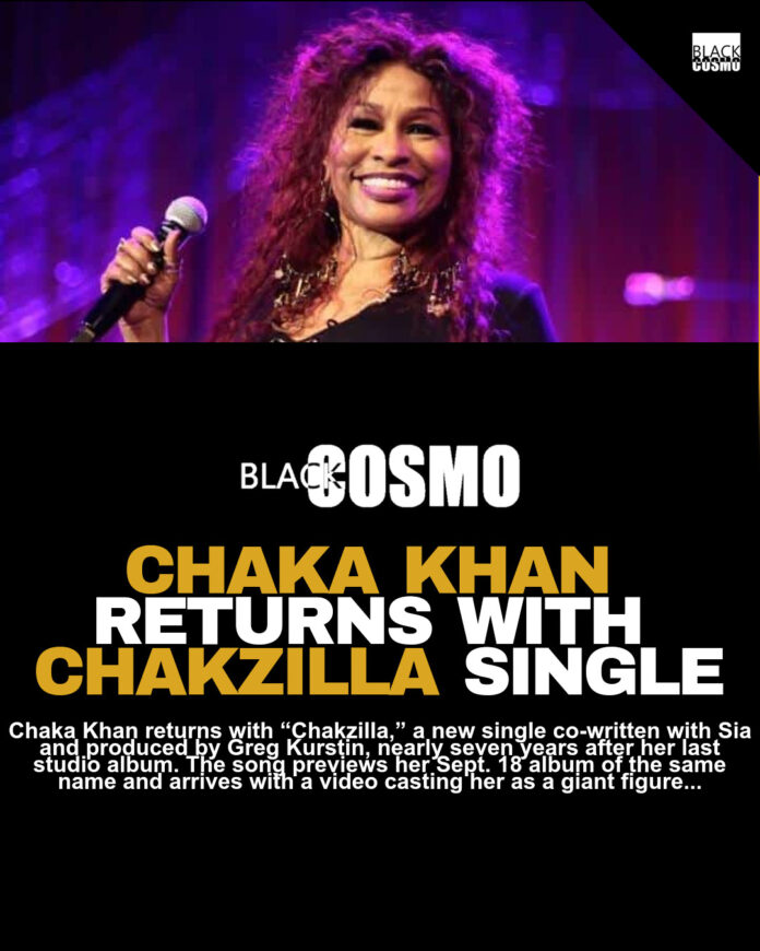 Chaka Khan Drops ‘Chakzilla’ with Sia Chaka Khan Drops ‘Chakzilla’ with Sia