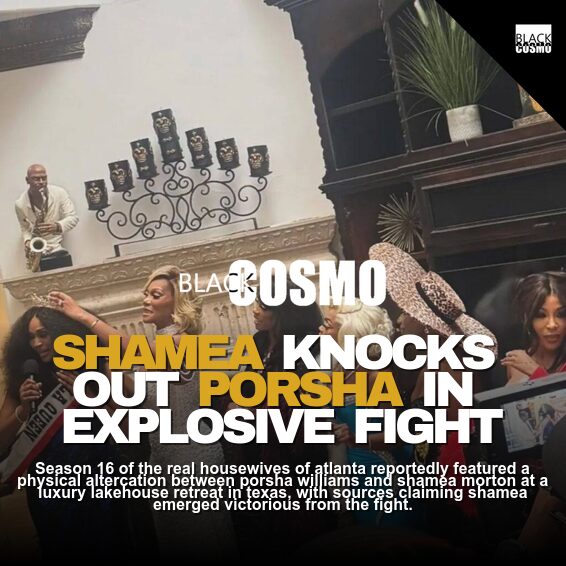 Shamea and Porsha Fight at Atlanta Housewives Event Shamea and Porsha Fight at Atlanta Housewives Event