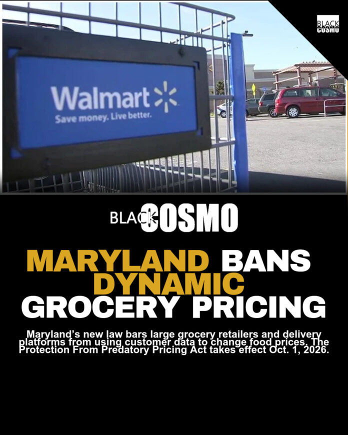 Maryland Bans Dynamic Grocery Pricing Maryland Bans Dynamic Grocery Pricing