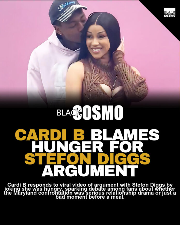 Cardi B Jokes About Fight With Stefon Diggs Cardi B Jokes About Fight With Stefon Diggs