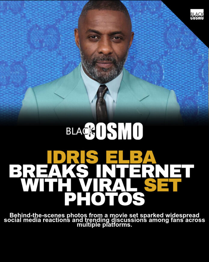 Idris Elba Breaks Internet With Surprising Movie Set Moment Idris Elba Breaks Internet With Surprising Movie Set Moment
