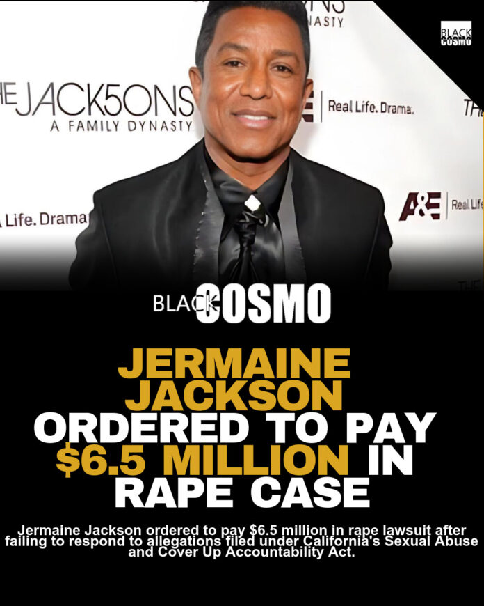 Jermaine Jackson Faces $6.5M Default Judgment Rape Case Jermaine Jackson Faces $6.5M Default Judgment Rape Case