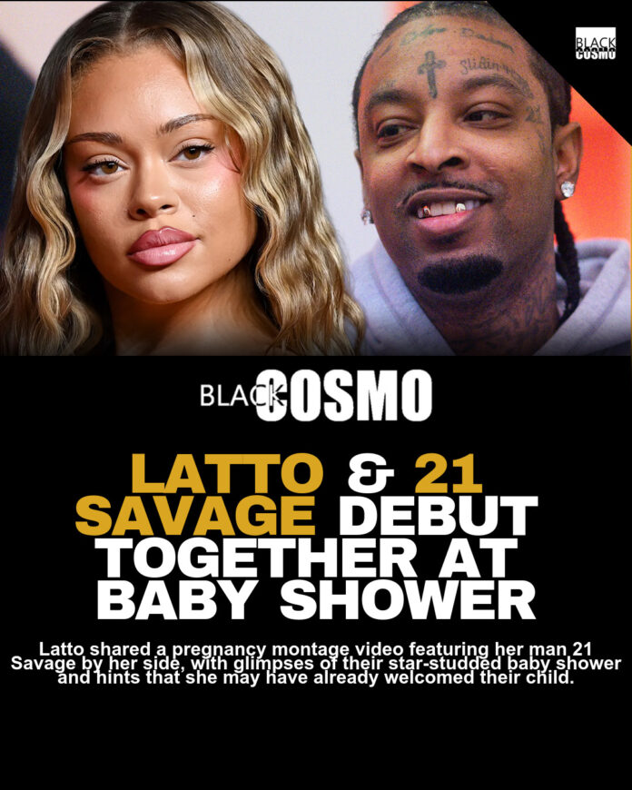 Latto and 21 Savage Share a Moment at Exclusive Baby Shower Celebration Latto and 21 Savage Share a Moment at Exclusive Baby Shower Celebration