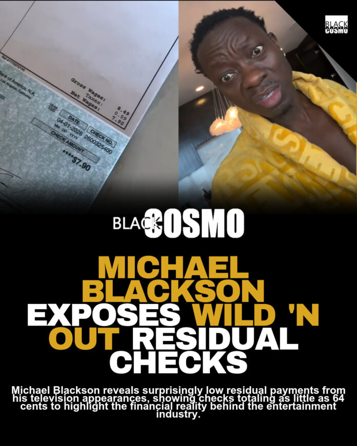 Michael Blackson: TV Stars Broke Despite Tiny Checks Michael Blackson: TV Stars Broke Despite Tiny Checks