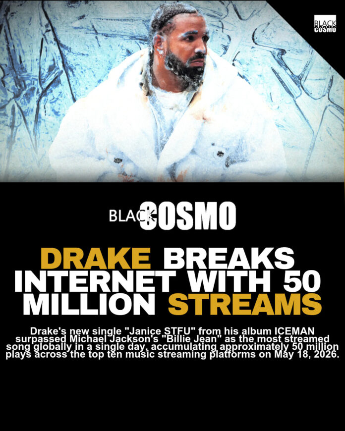 Drake’s JANICE STFU Becomes Most Streamed Song Drake’s JANICE STFU Becomes Most Streamed Song