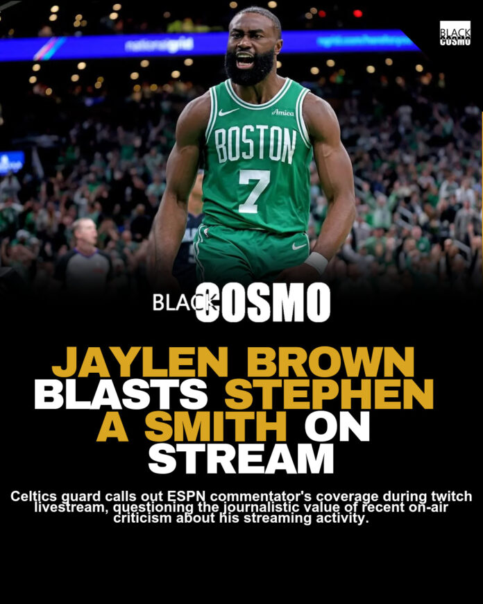 Jaylen Brown Confronts Stephen A Smith On Air Jaylen Brown Confronts Stephen A Smith On Air