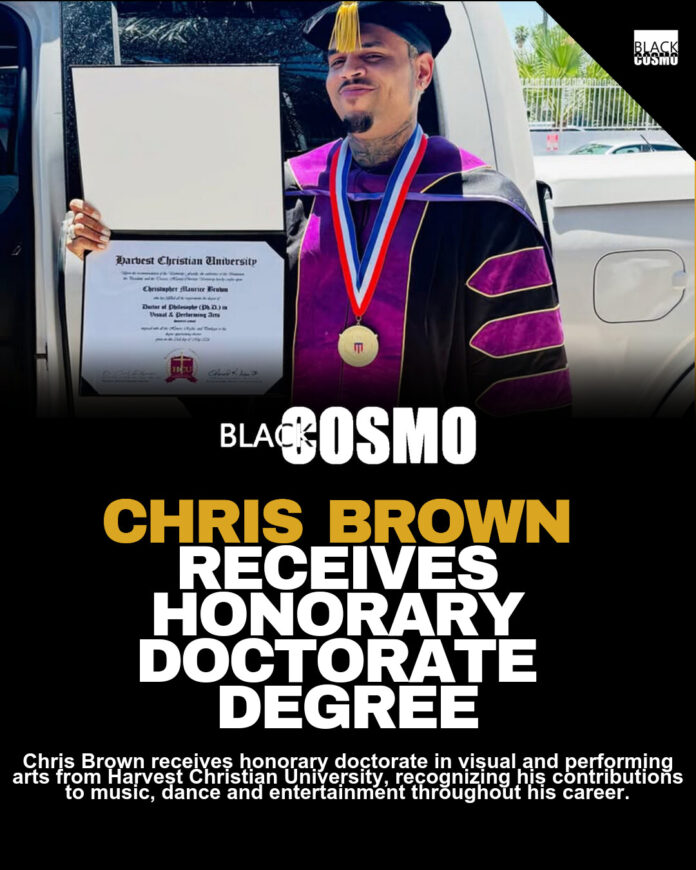 Chris Brown Earns Ph.D., Adds “Doctor” To Name Chris Brown Earns Ph.D., Adds “Doctor” To Name