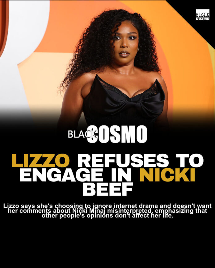 Lizzo Responds to Nicki Minaj Beef Rumors Lizzo Responds to Nicki Minaj Beef Rumors