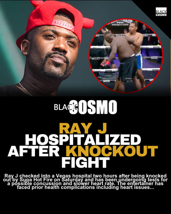 Ray J Hospitalized Following Knockout by Supa Hot Fire Ray J Hospitalized Following Knockout by Supa Hot Fire