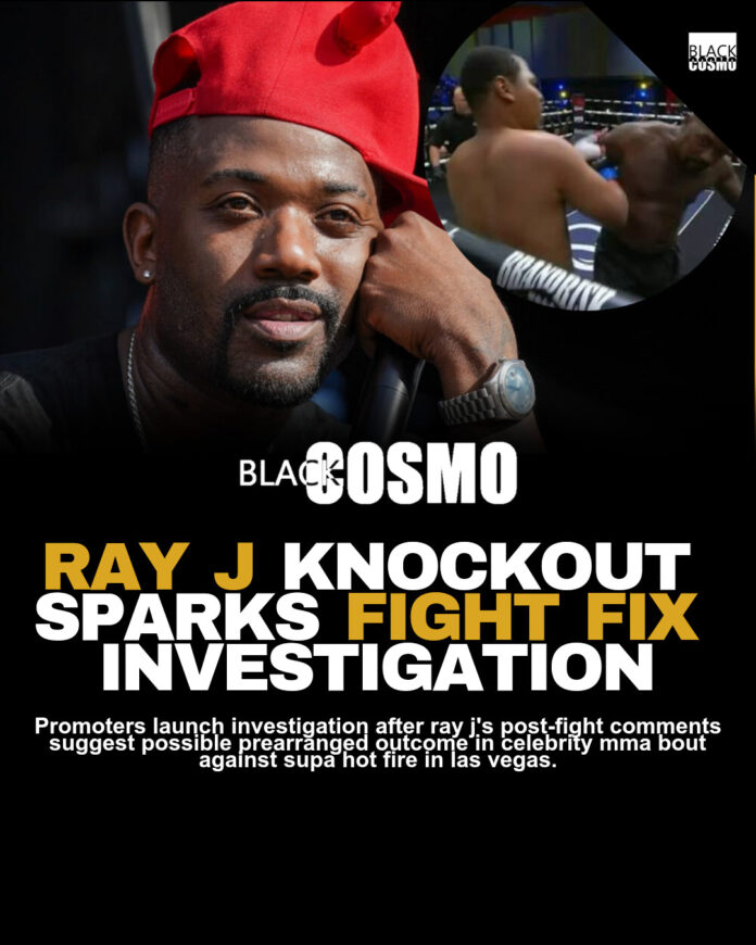 Ray J Hospitalized After Fight Loss Investigation Ray J Hospitalized After Fight Loss Investigation