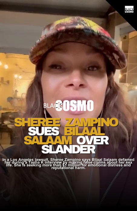 Sheree Zampino Sues Bilaal Salaam for Defamation Sheree Zampino Sues Bilaal Salaam for Defamation