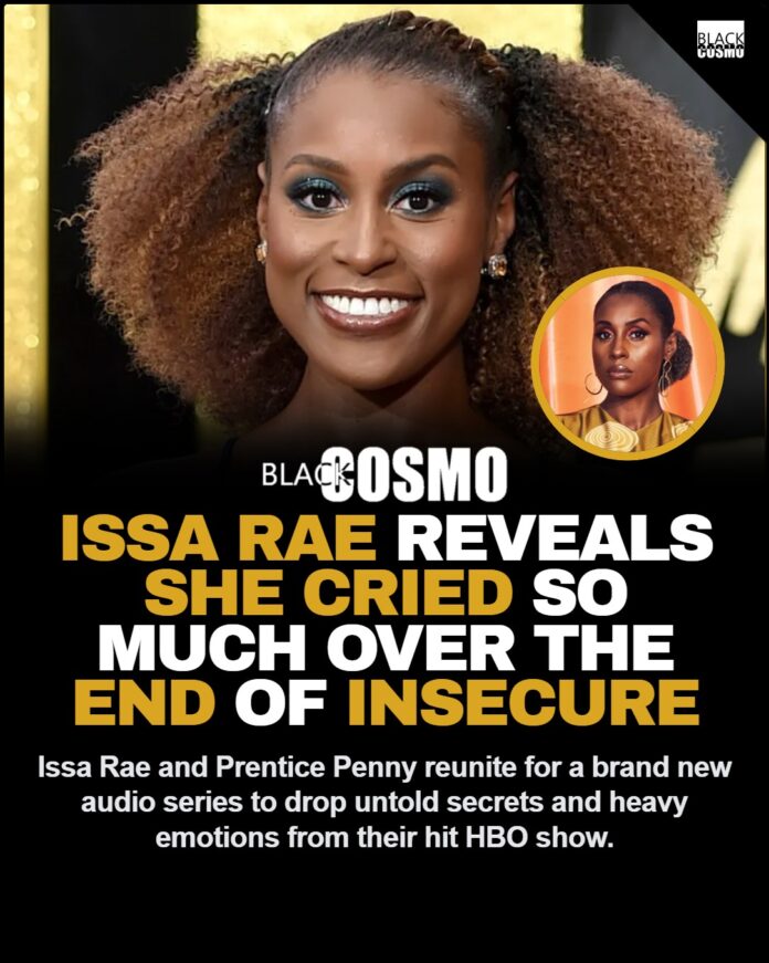 Issa Rae Insecure Podcast: Blocc Party Audio Series Reveals Set Secrets Issa Rae looking sophisticated and authoritative in a stylish outfit.