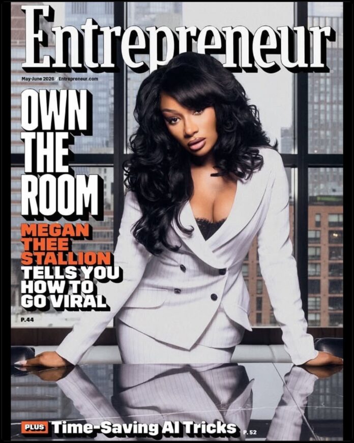 Meg Thee Stallion on Entrepreneur Magazine May 2026 Meg Thee Stallion Entrepreneur Cover