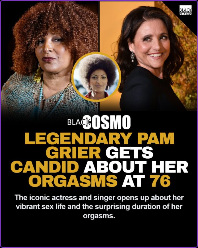 Legendary Pam Grier Gets Candid About Her Orgasms at 76 A portrait of the legendary actress and singer Pam Grier, known for her iconic roles in Blaxploitation films like Foxy Brown.