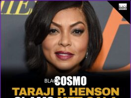 Text graphic of Taraji P. Henson's quote calling out Met Gala attendees.
