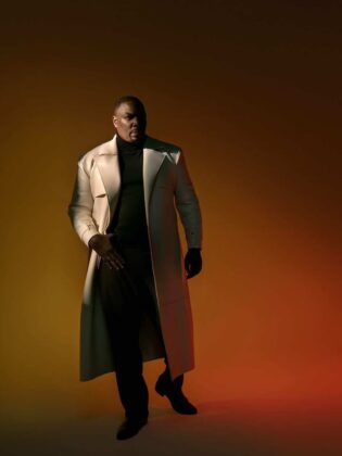 Adewale Akinnuoye-Agbaje looking sharp in a high-fashion editorial spread styled by Jason Rembert for Level Magazine.