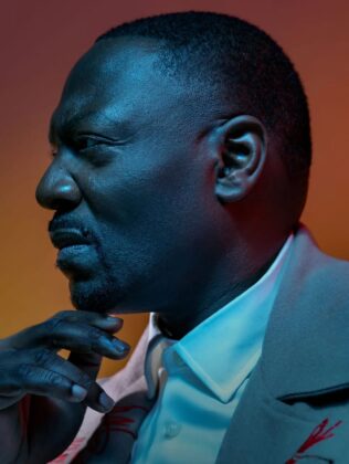 Adewale Akinnuoye-Agbaje looking sharp in a high-fashion editorial spread styled by Jason Rembert for Level Magazine.