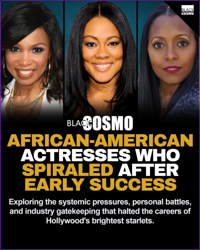 Why These Black Actresses Slipped From The Spotlight Collage of iconic African-American actresses who faced career transitions after early success.